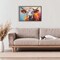 Stupell Industries Colorful Cattle Portrait Floating Frame, design by LSR Creative Studio